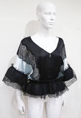 La Perla silk and lace evening blouse, c. 1990s