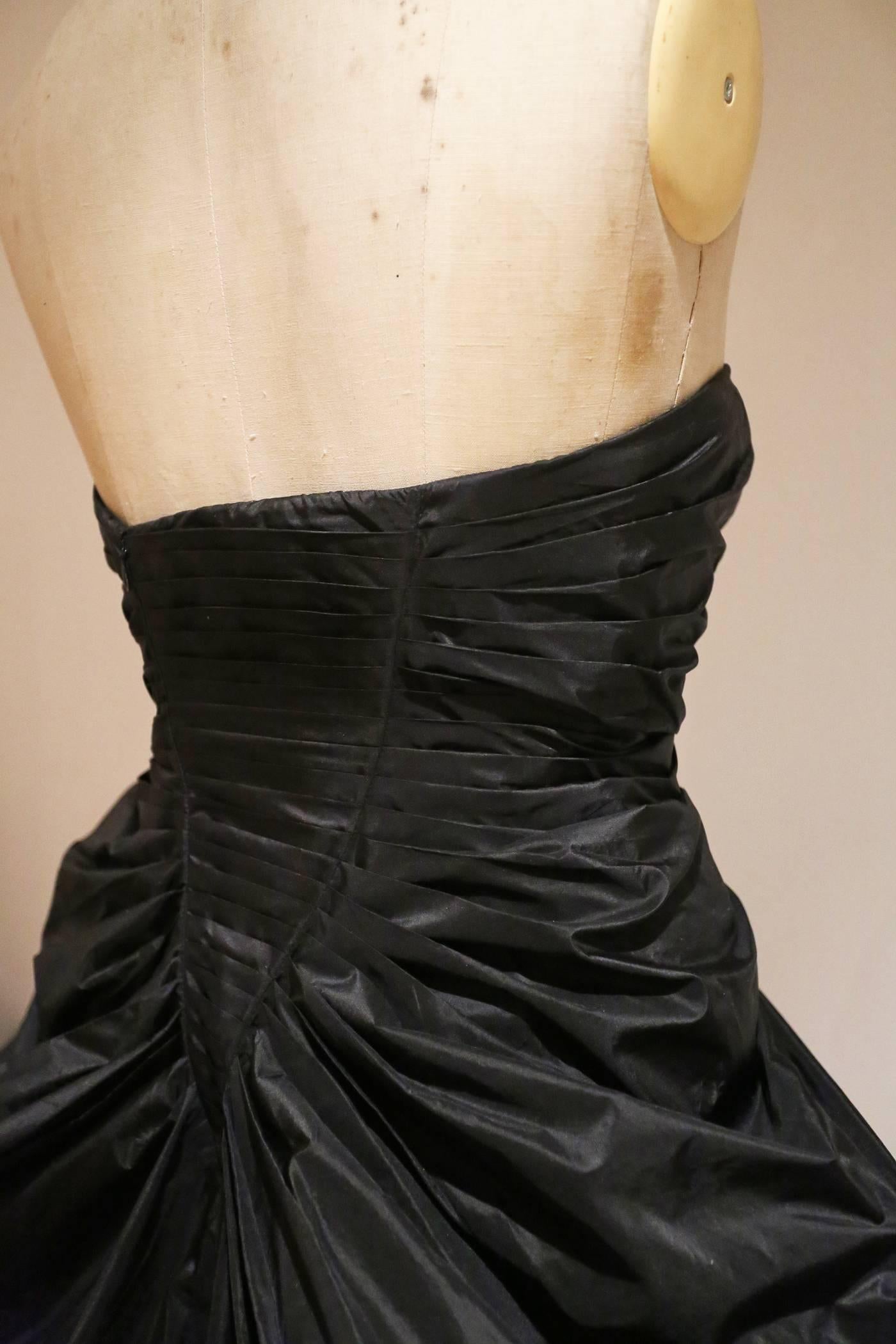 Alexander McQueen silk taffeta evening dress, witches collection A/W 2007 In Excellent Condition In London, GB