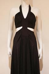 AnnaCat black halter-neck evening dress , c. 1960s