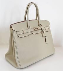 Hermes 35 cm Birkin Bag in Clemence Leather