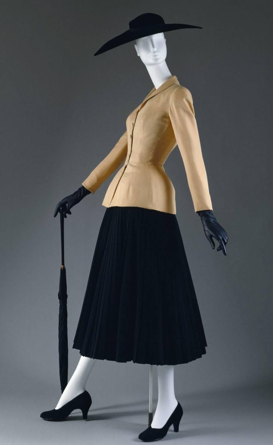Christian Dior 'New Look' silk organza saucer hat, circa 1947 2