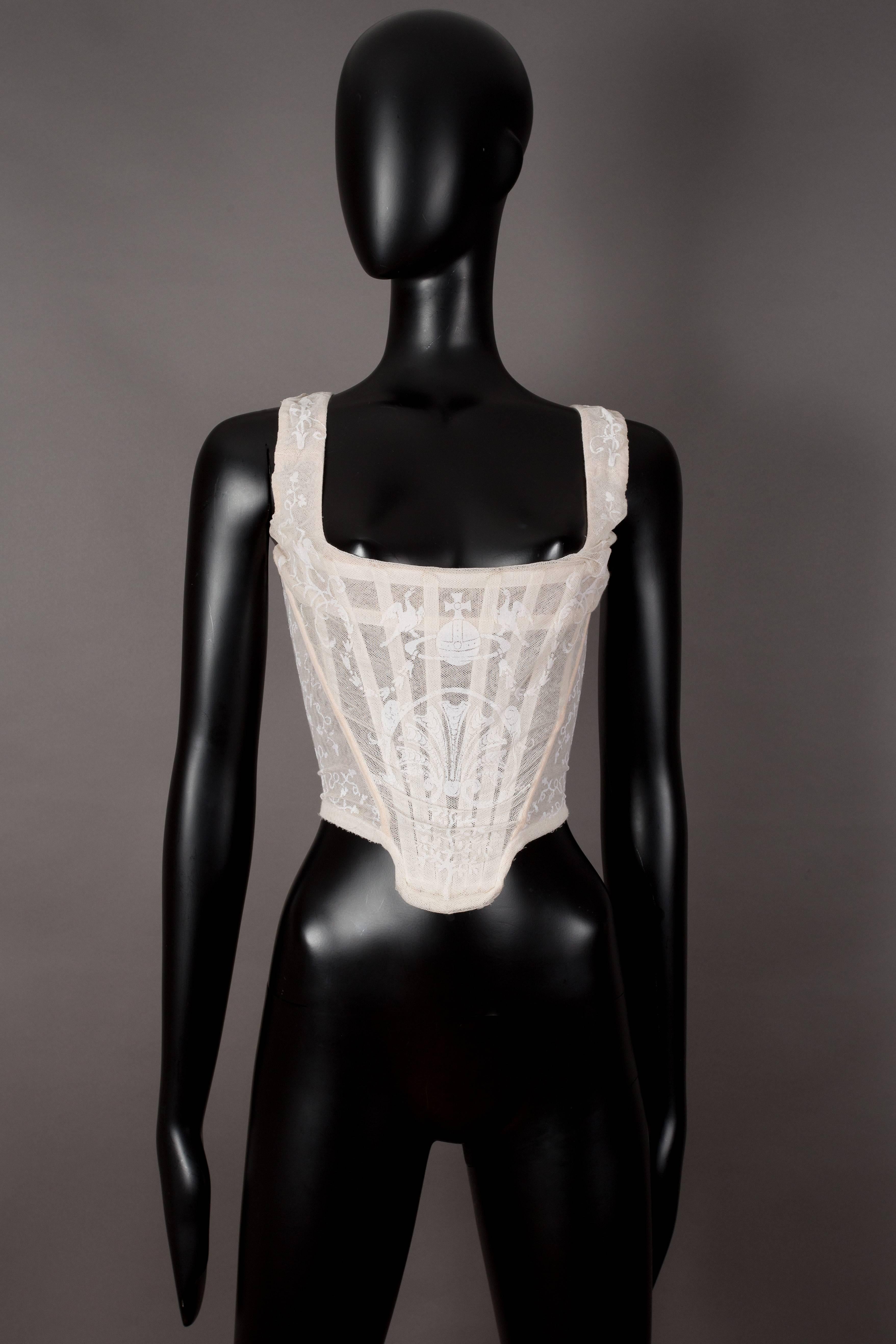 vivienne westwood corset white