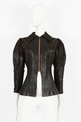 Ossie Clark braune Lederjacke 'Rocker', um 1966