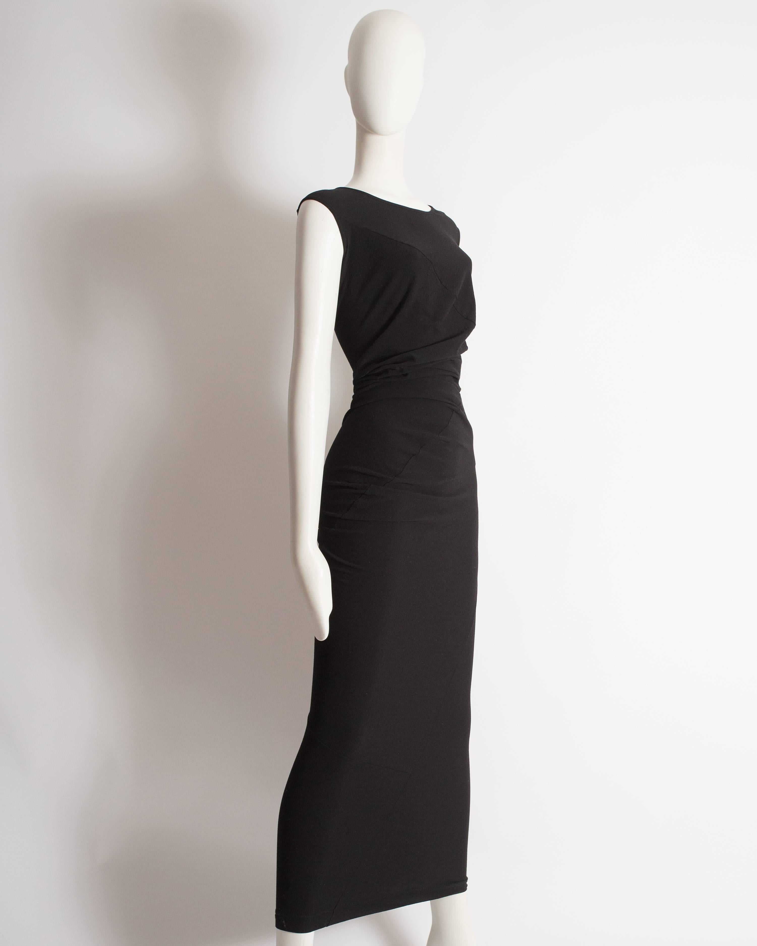 Black Comme des Garcons 'Body Meets Dress, Dress Meets Body' dress , circa 1997