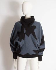 Issey Miyake oversized wool sweater, circa 1980
