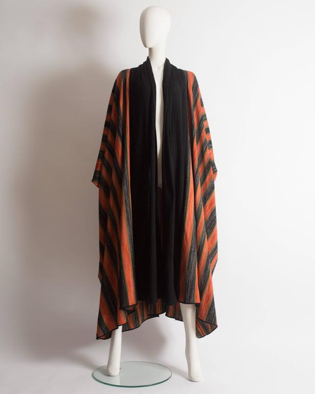 ISSEY MIYAKE robe Silk x Cotton x Nylon design 3 piece tops skirts Black series 9