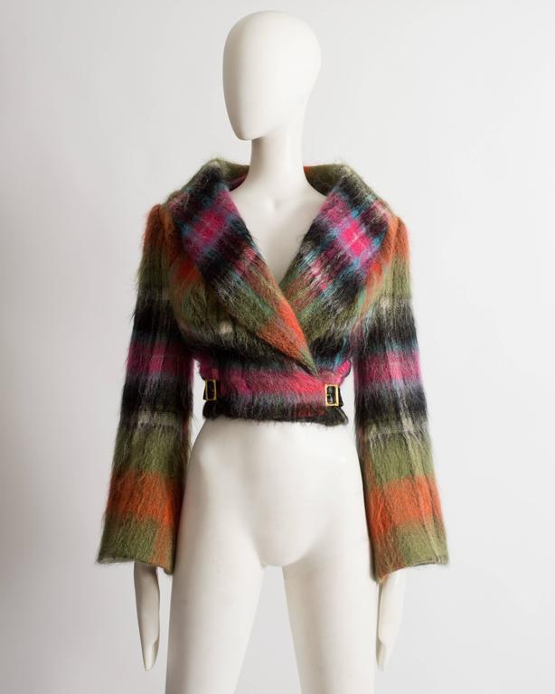 VIVIENNE WESTWOOD wool tartan jacket
