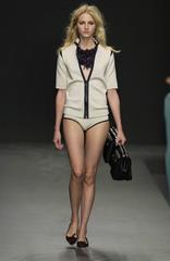 Prada Spring-Summer 2003 brown leather metal bar bag