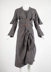 Abito "Streghe" in lana a quadretti di Worlds End by Vivienne Westwood, collezione primavera 1983