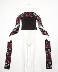 Alexander McQueen Spring-Summer 2001 embroidered bustier