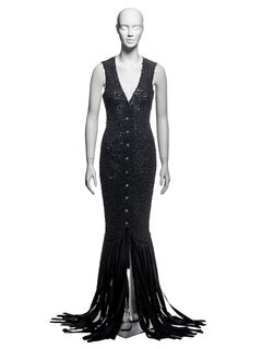 Jean Paul Gaultier Black Floor-Length Waistcoat Dress, SS 1993