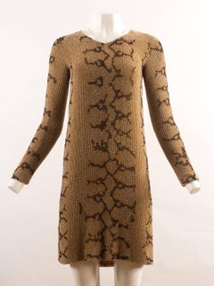 Tom Ford for Gucci Spring-Summer 2000 beaded python print shift dress