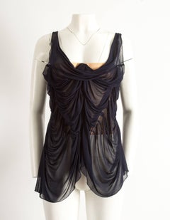 Jean Paul Gaultier Spring-Summer 2004 ruched chiffon corset