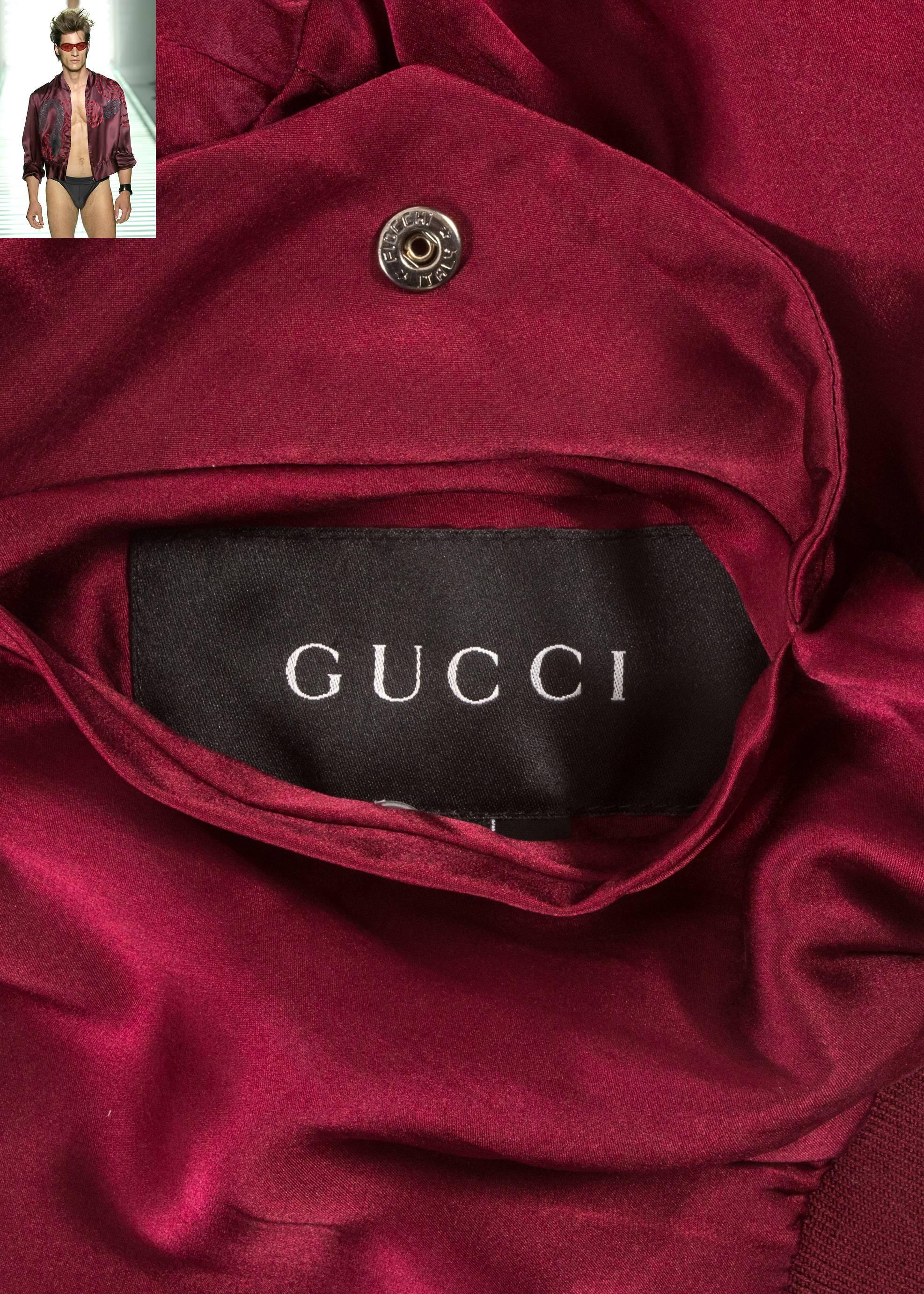 Tom Ford for Gucci unisex reversible embroidered silk jacket, Spring-Summer 2001 4