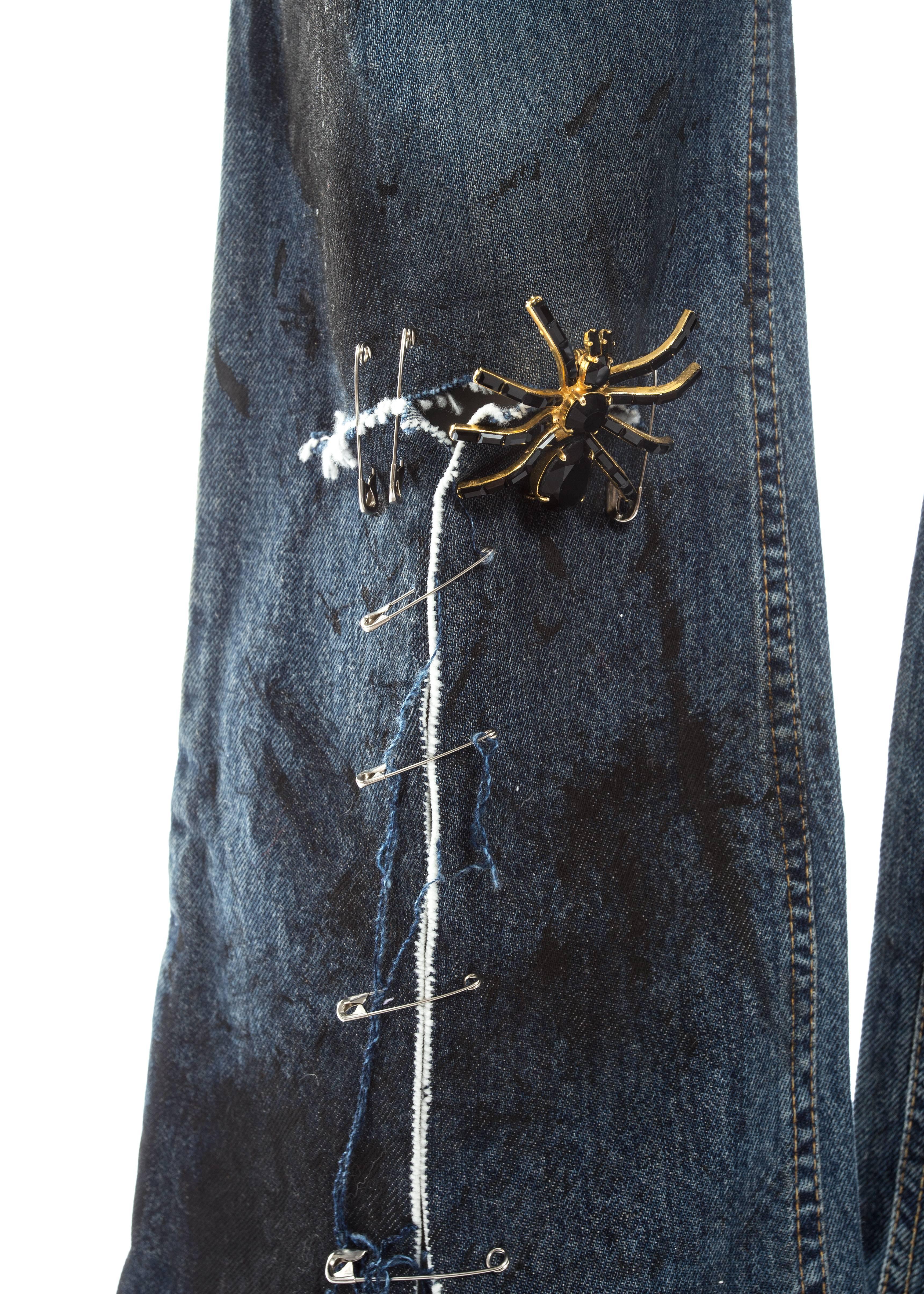 Dolce & Gabbana waxed denim 