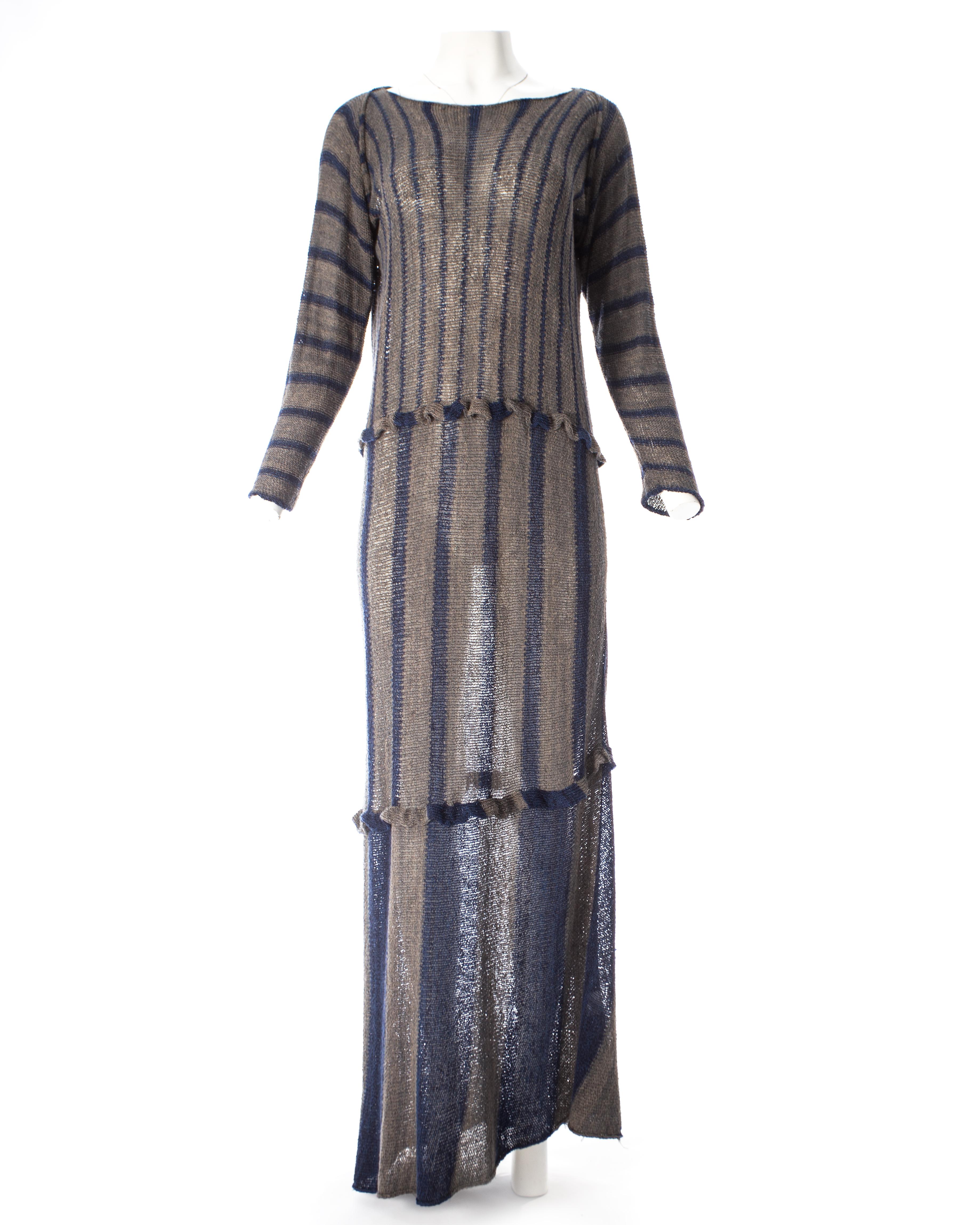 Issey Miyake striped knitted maxi dress

Spring-Summer 1984