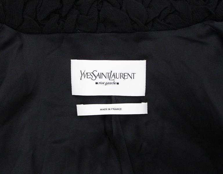 Tom Ford for Yves Saint Laurent silk chiffon evening jacket, Fall 2001 ...