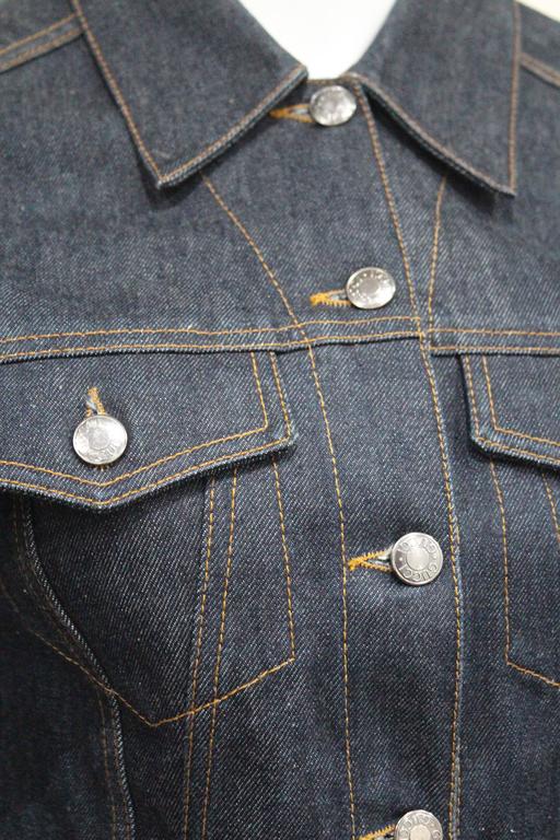 1990s Tom Ford for Gucci denim runway jacket, Spring/Summer 1998