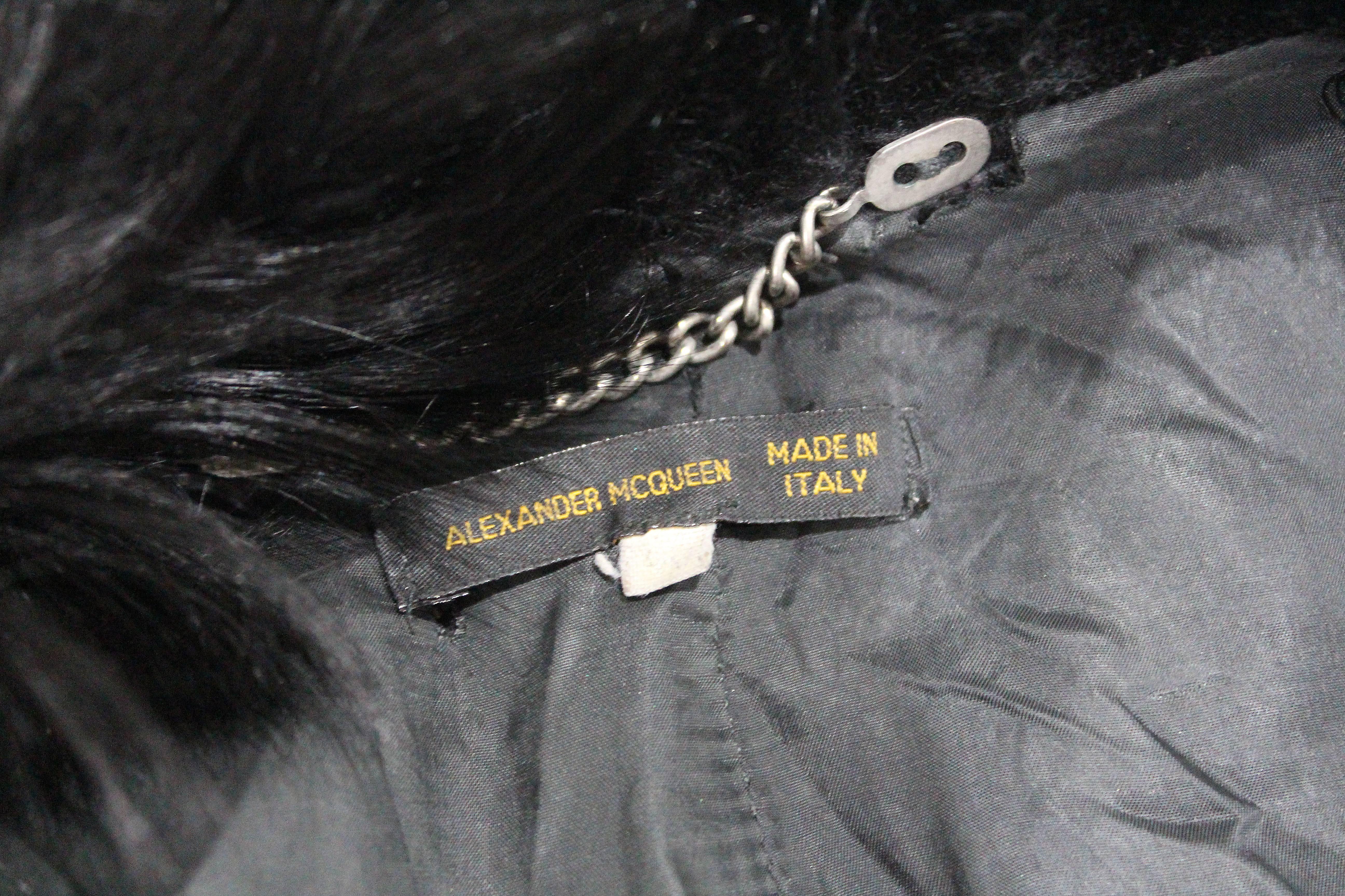 Important Early Alexander McQueen fur jacket, 'Eshu' African Collection Fall 200 In Good Condition In London, GB