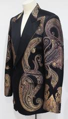 Exceptional Alexander McQueen Mens Silk Tuxedo Jacket c. 2008