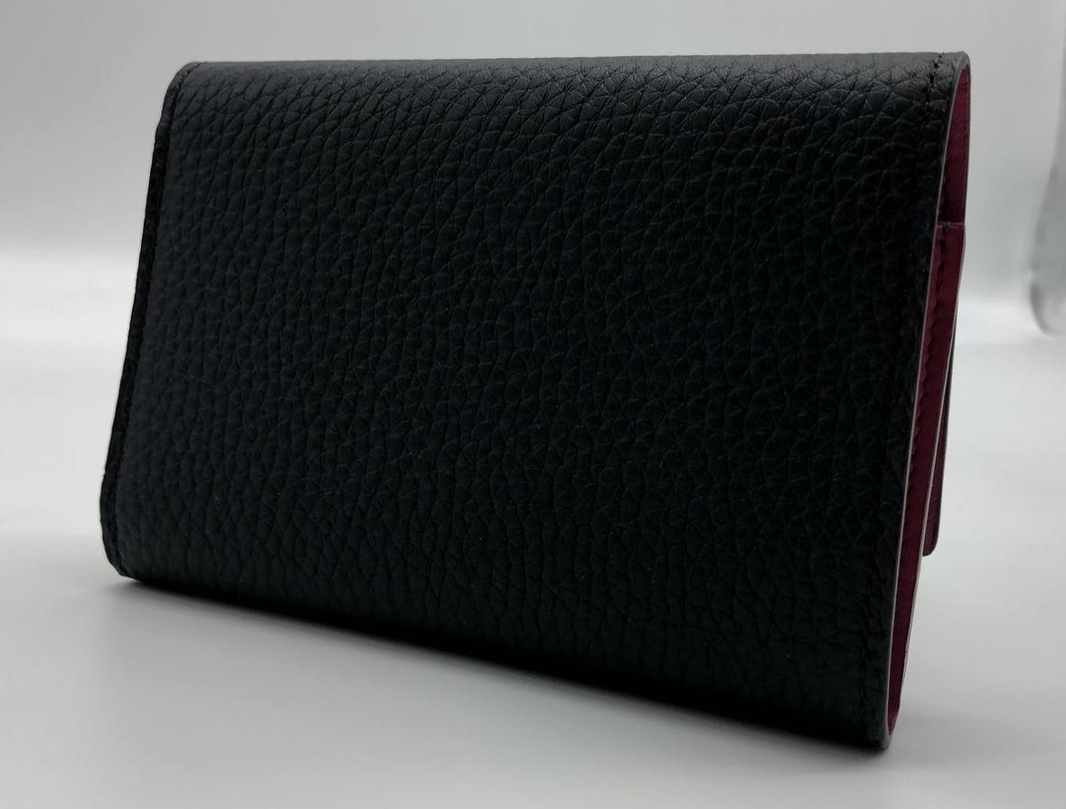 Louis Vuitton Capucines Black Taurillon Leather Wallet In New Condition In Paris, IDF