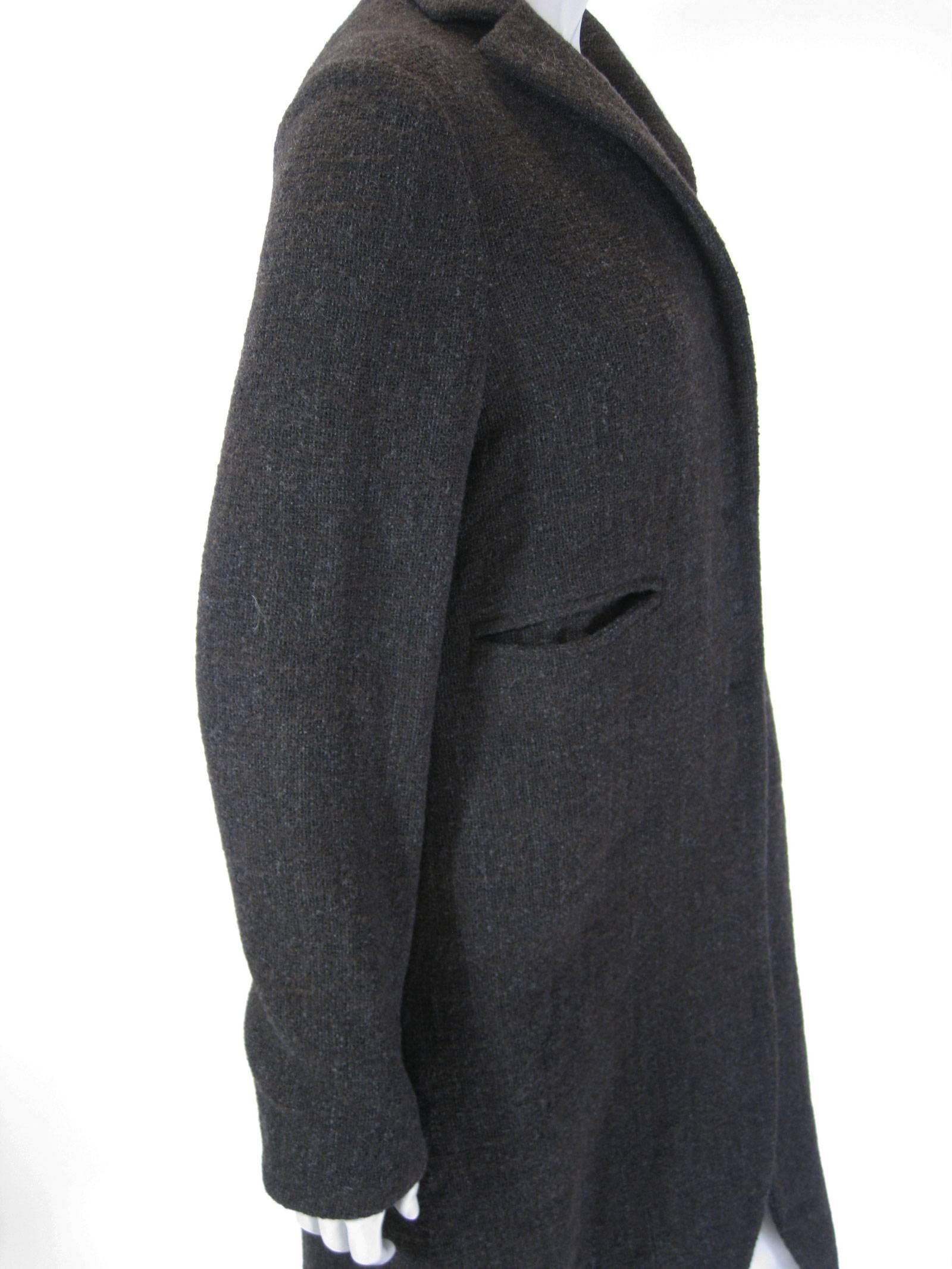 long wool sweater coat