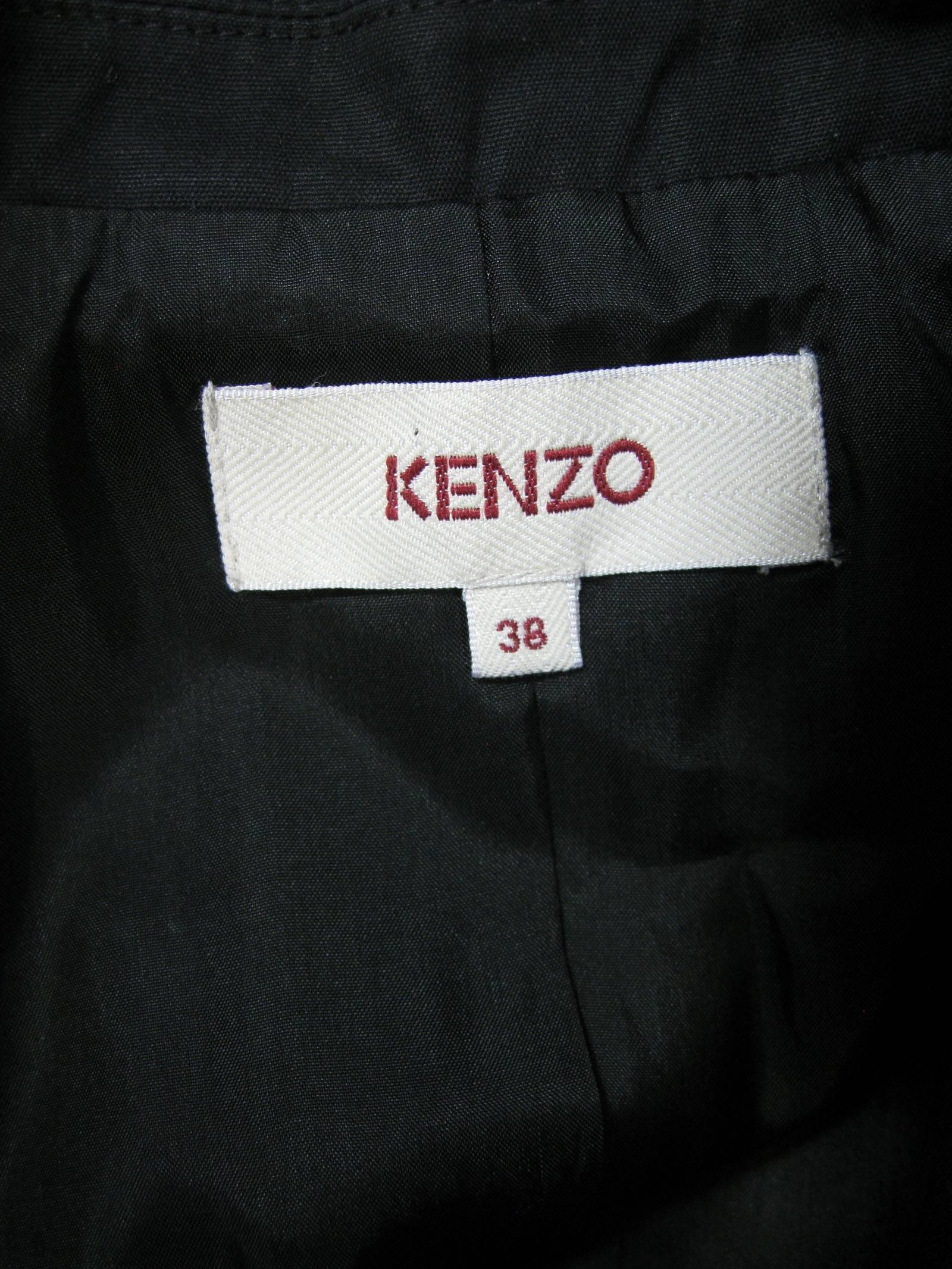 Kenzo Black Embellished Beaded Jacket 2