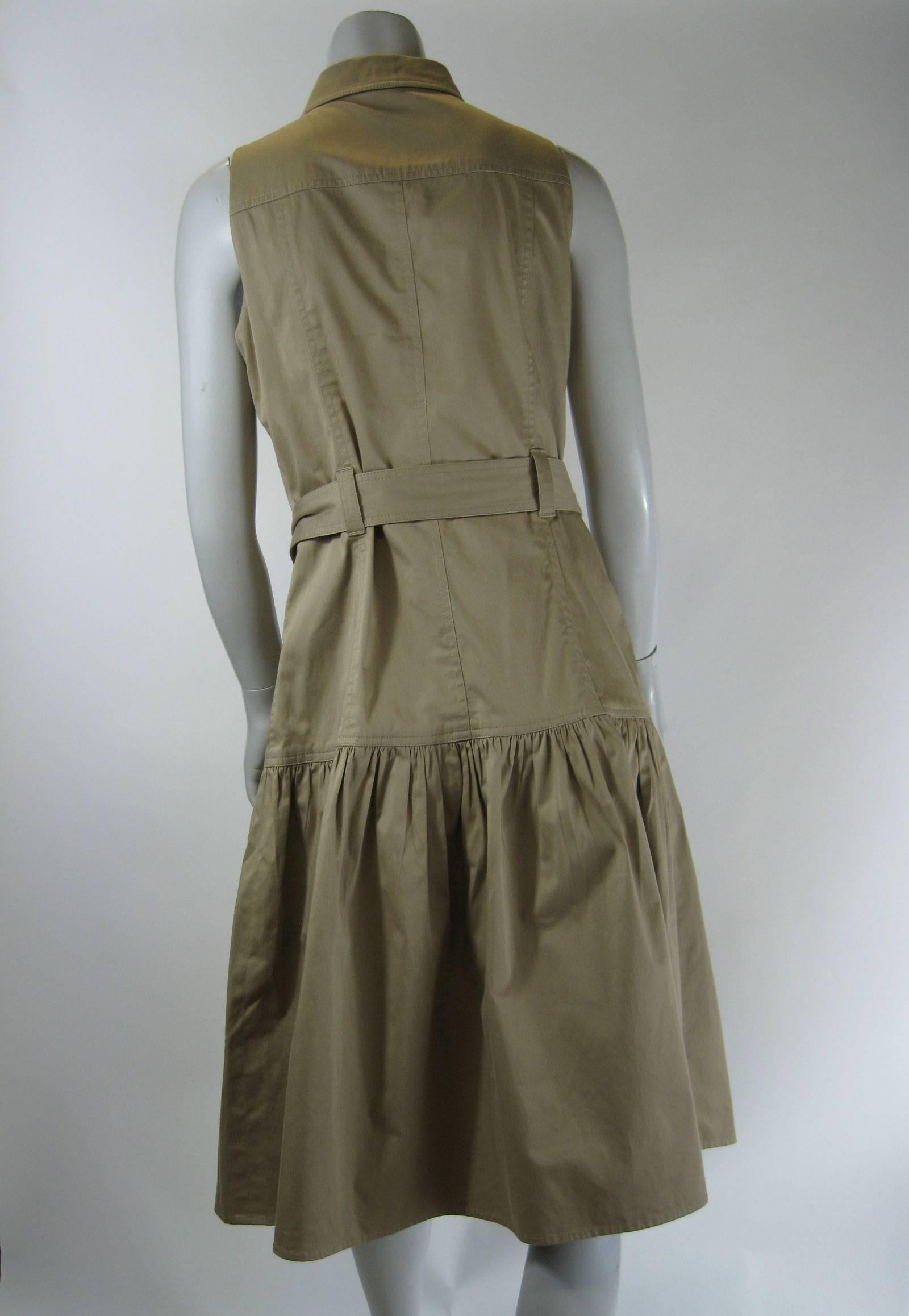 Burberry ärmelloses Trenchcoat-Kleid 1