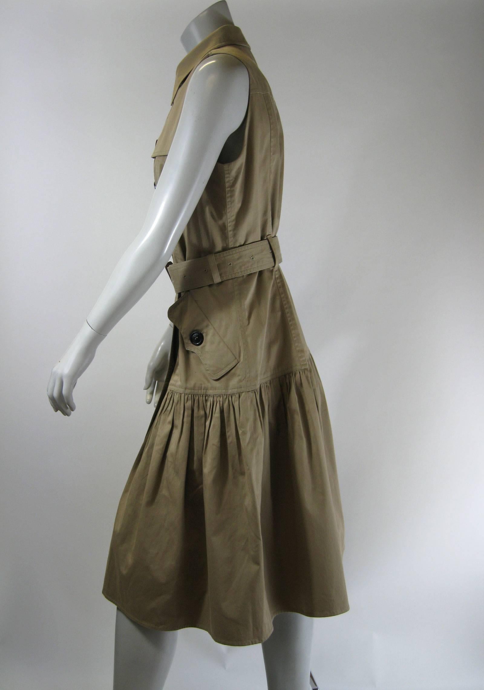 Burberry ärmelloses Trenchcoat-Kleid Damen
