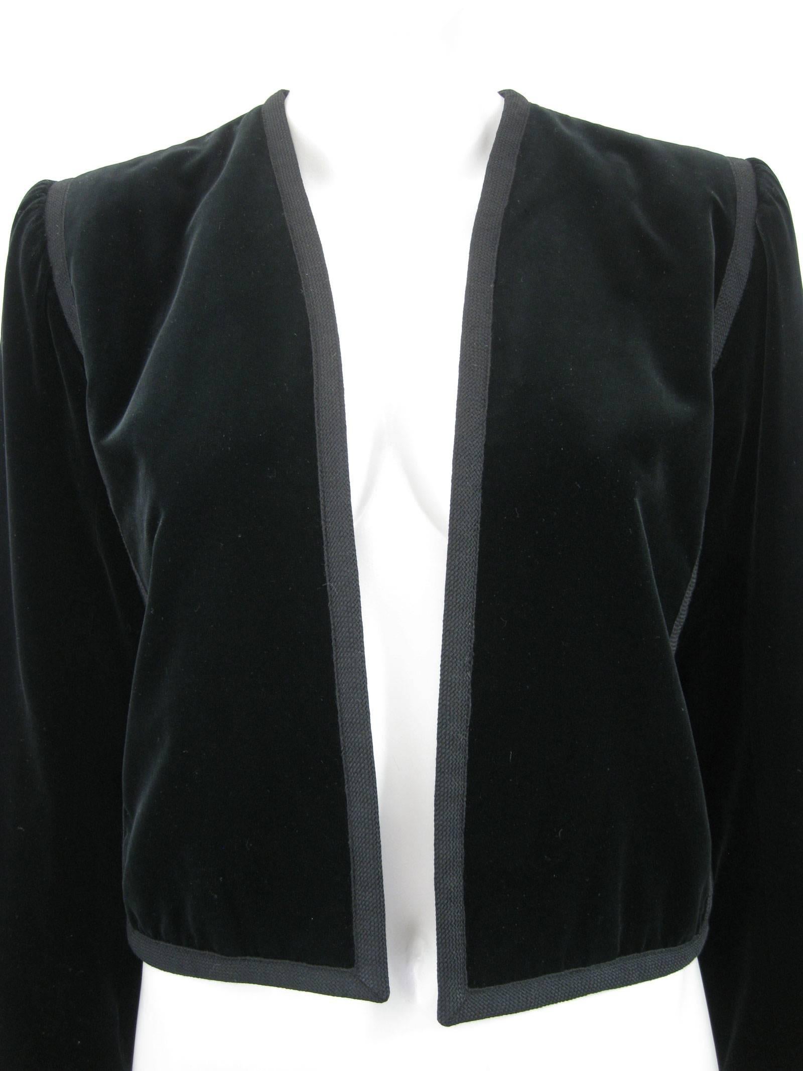 black bolero jacket