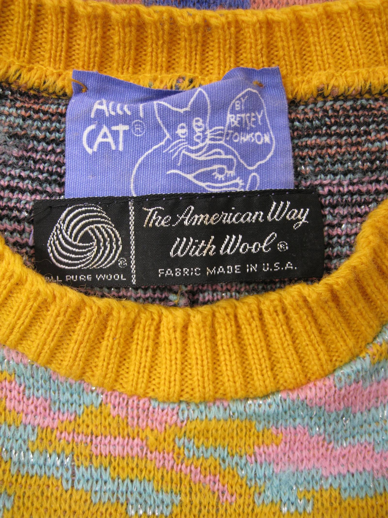 Alley Cat by Betsey Johnson Southwest Sunset Sweater Dress 1