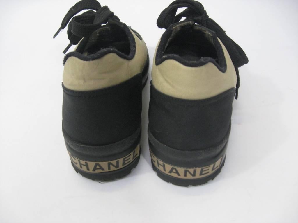 off white chanel shoes