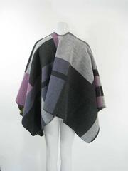 Burberry Wool and Cashmere Blanket Wrap Poncho
