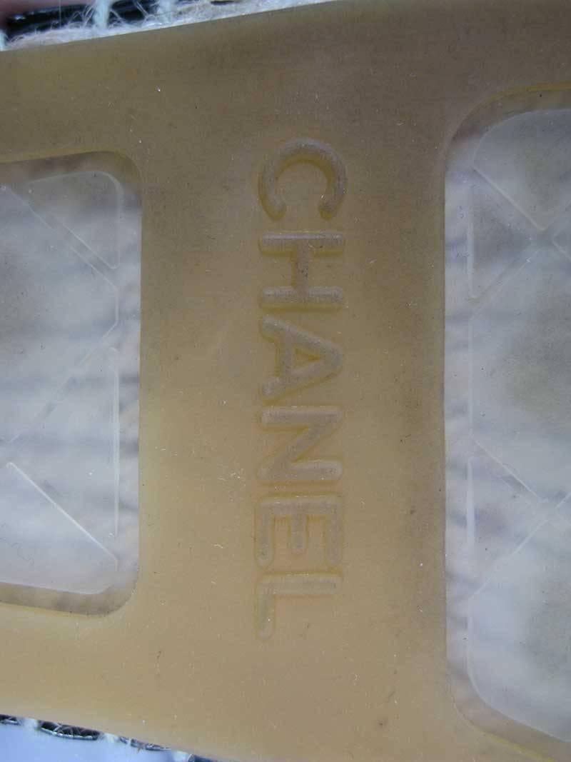 Chanel Black Leather Cc Monogrammed Espadrilles 1