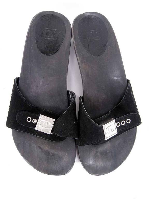 Chanel Studded Monogram Clog Sandals Size 39 at 1stDibs | chanel ...