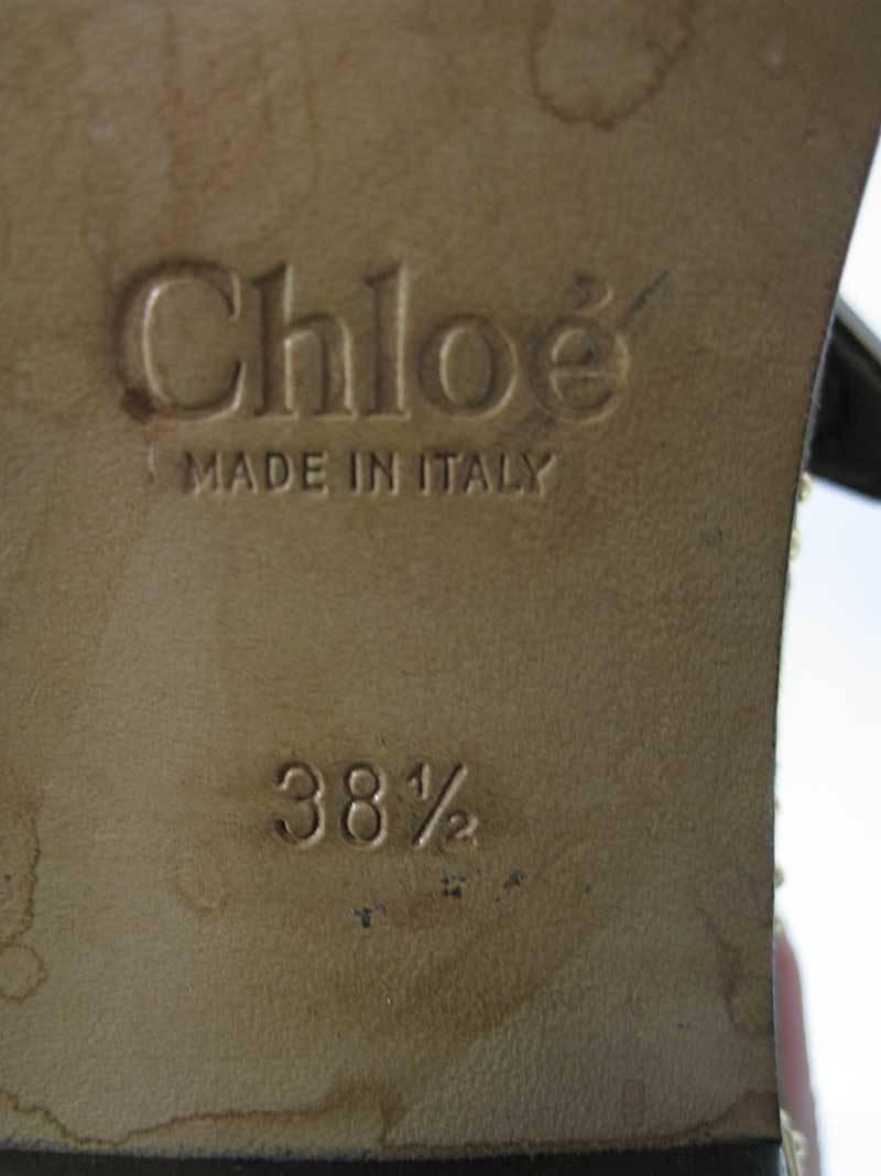 Chloe Susanna Boots Studded Coffee Brown Suede For Sale 1