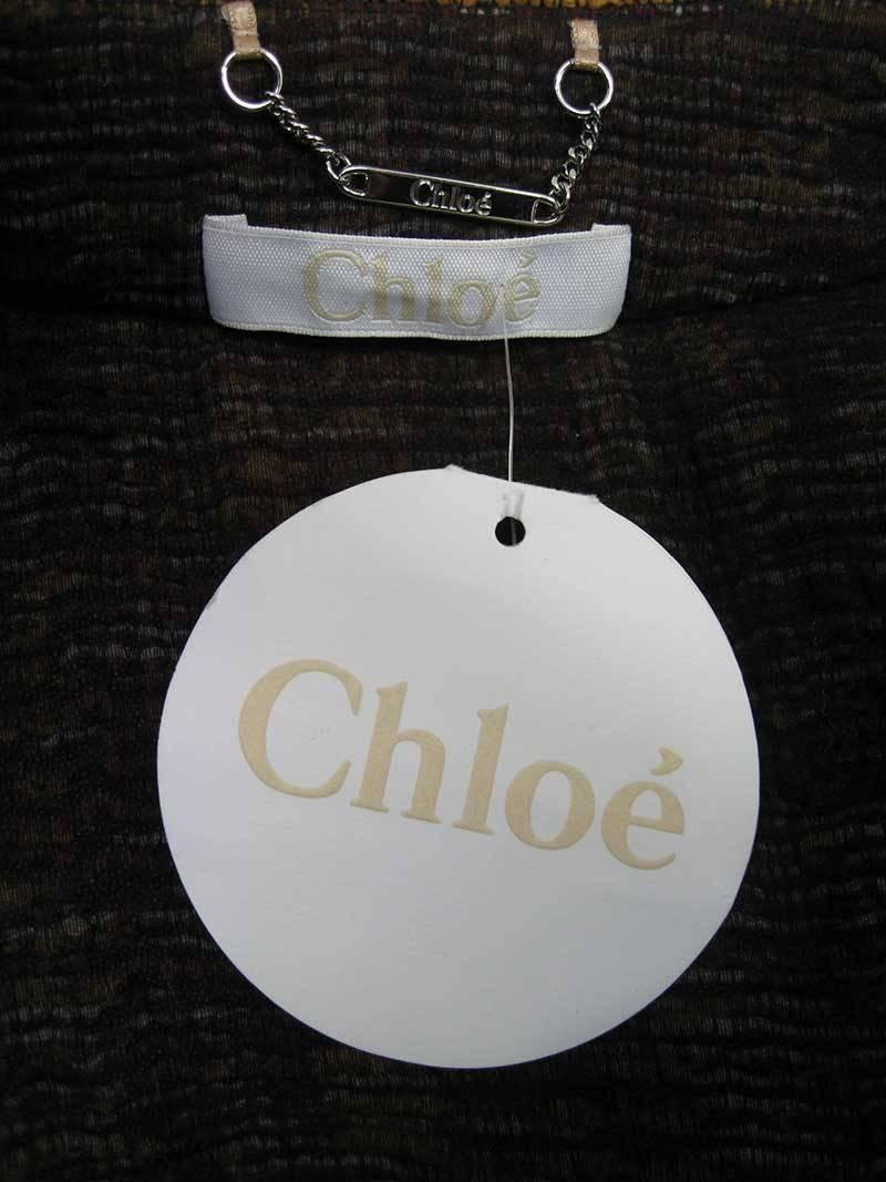 Chloe Multi-colored Bouclé-Tweed Jacket In New Condition For Sale In Oakland, CA