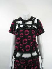 Comme des Garcons 2008 Ribbon Kiss Lips Dress