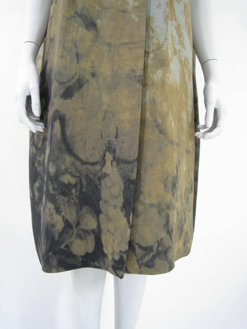 Marni Rust Dye Sleeveless Coat  In Excellent Condition For Sale In Oakland, CA