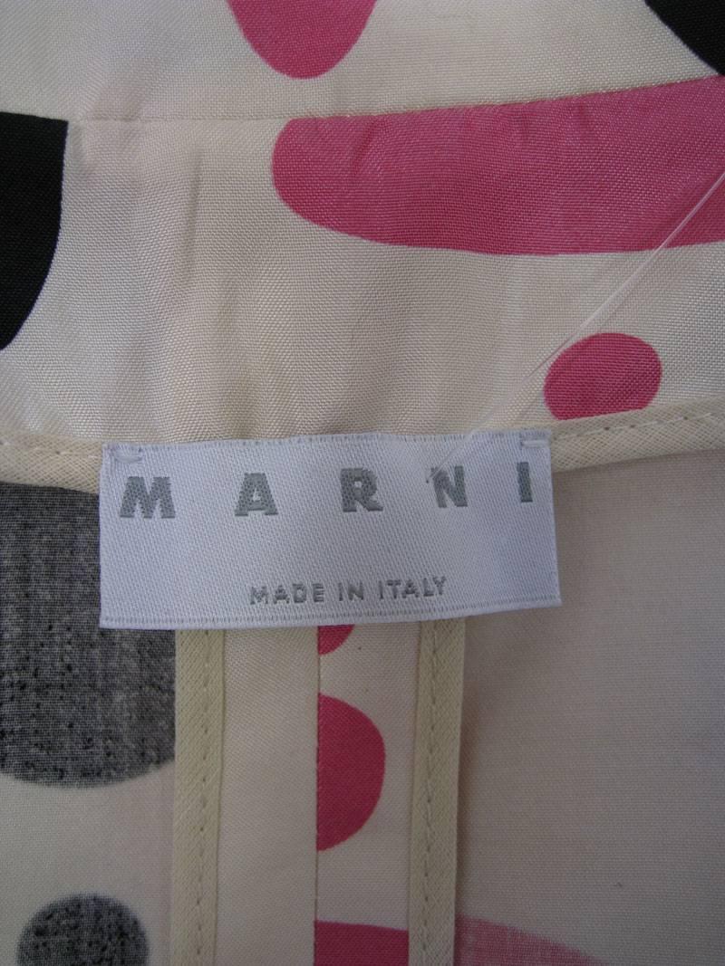Marni Polka Dot Cotton and Silk Coat 1