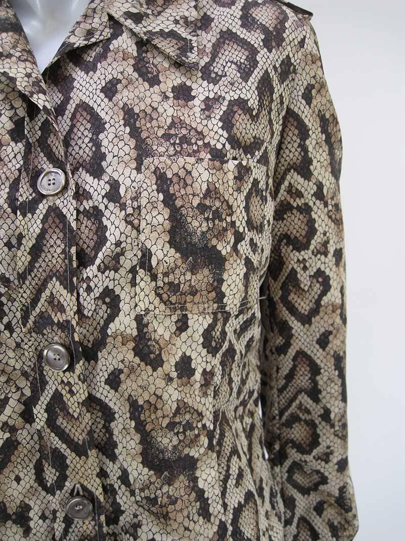 nylon jacket snakeskin