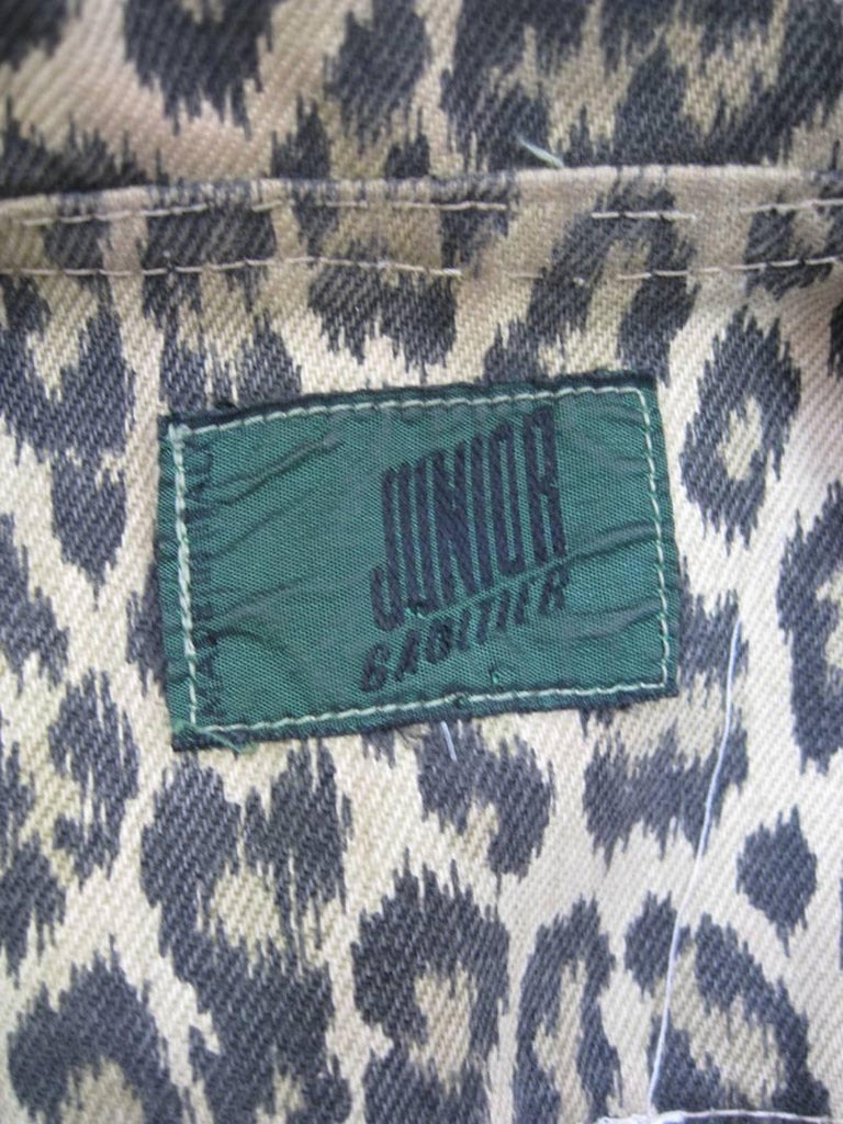 Junior Gaultier Leopard Print Corset Jacket 2