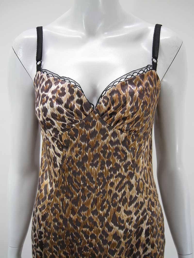 dolce and gabbana leopard print dress