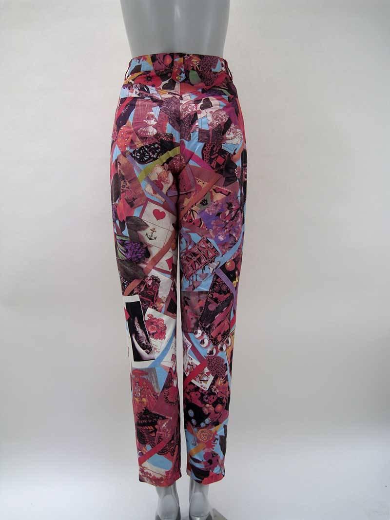 Christian Lacroix Bazar Photo Print Novelty Pants 1