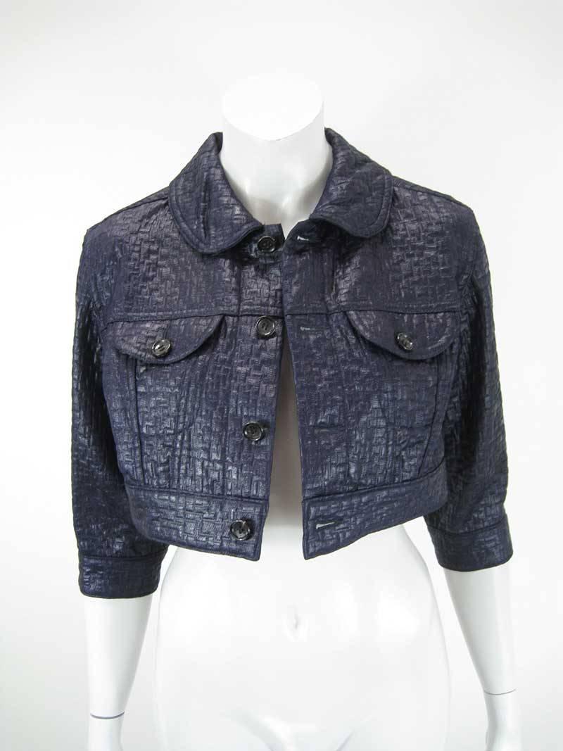 womens comme des garcons cropped jackets