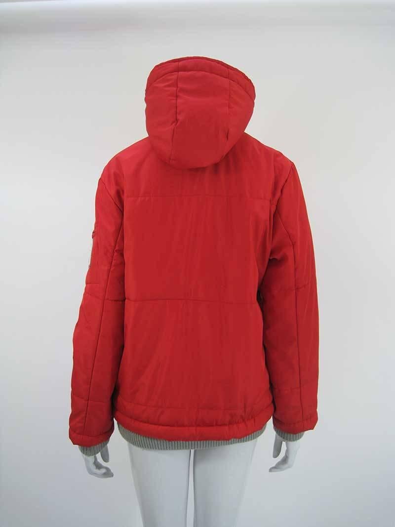 Chanel Red Puffer Ski Jacket Parka 3