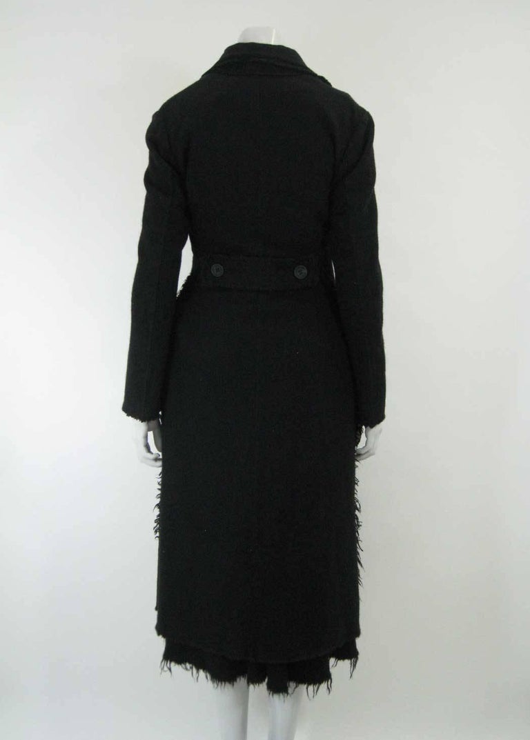 Junya Watanabe for Comme des Garcons 2003 Frayed Hem Coat and 