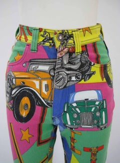 Versace Jeans Couture Cartoon Betty Boop Harley Novelty Logo Skinny Jeans