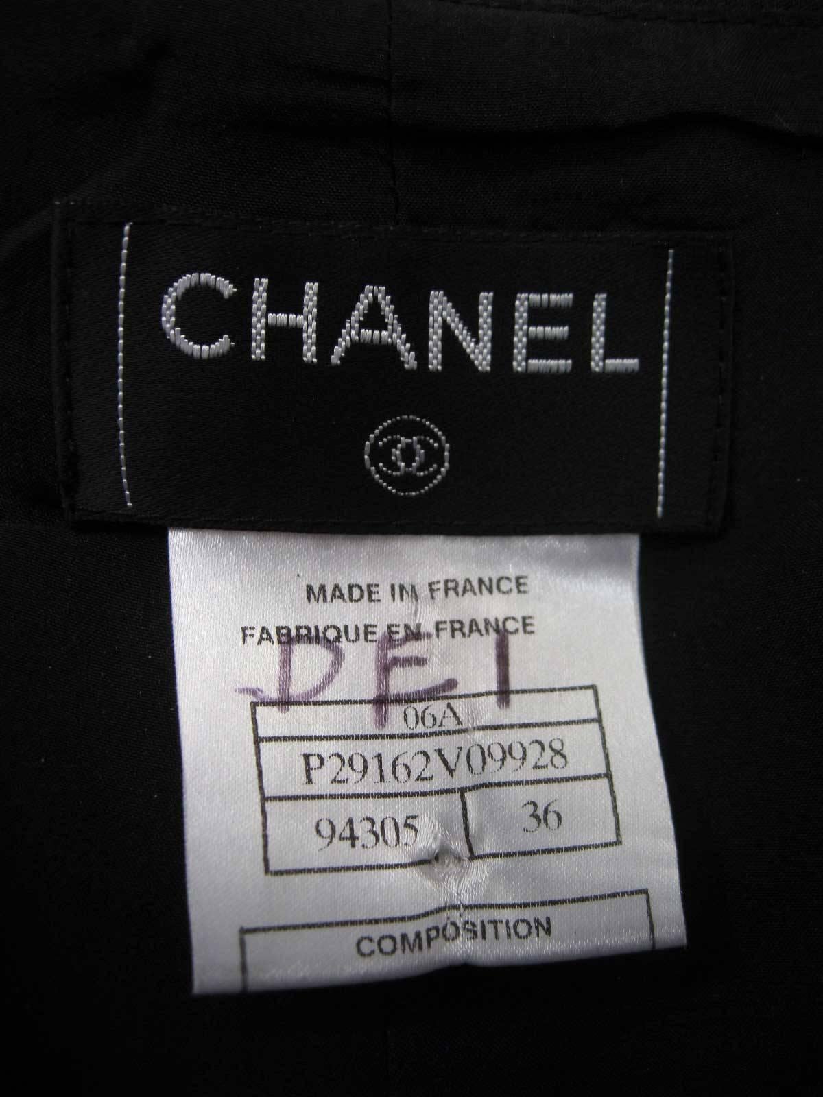 Chanel Black Silk Satin Palazzo Evening Pants In Excellent Condition In Oakland, CA