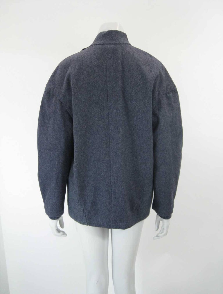 Thierry Mugler Wool Asymmetrical Jacket For Sale at 1stdibs